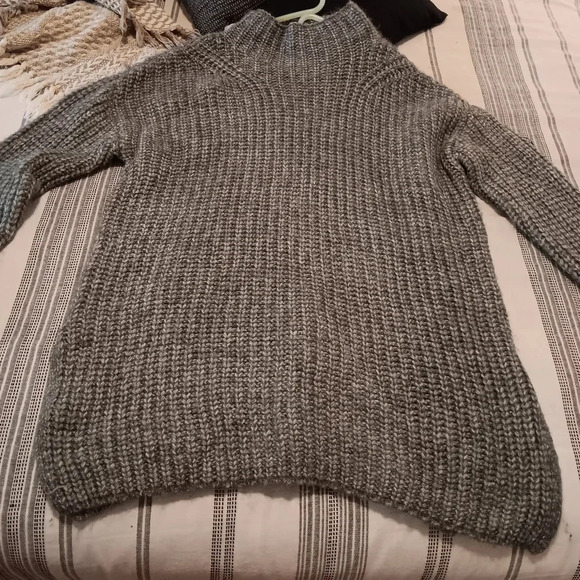 Worthington Gray Heather Chunky Sweater - Picture 4 of 7